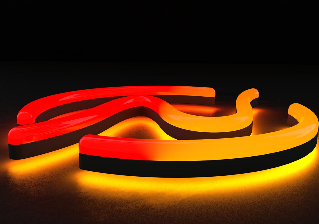 Faux Neon Sign