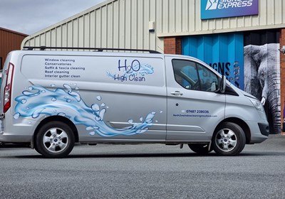 H2O Van Graphics Signs Express Worcester