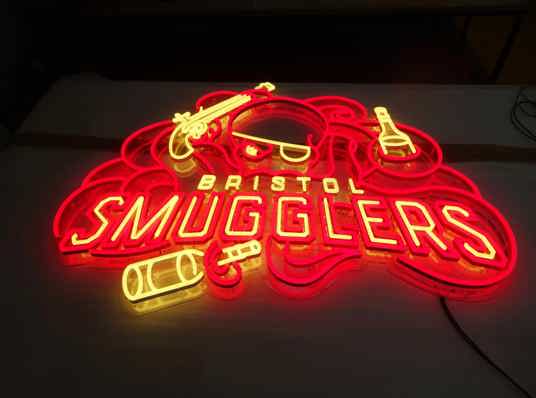 Faux Neon Sign