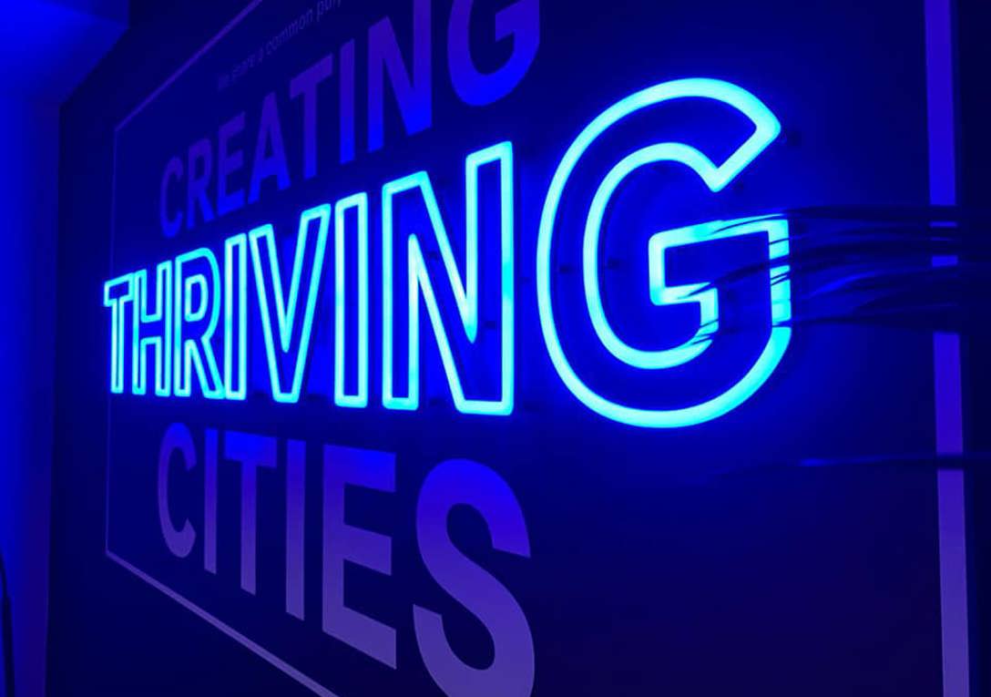 Faux Neon Sign
