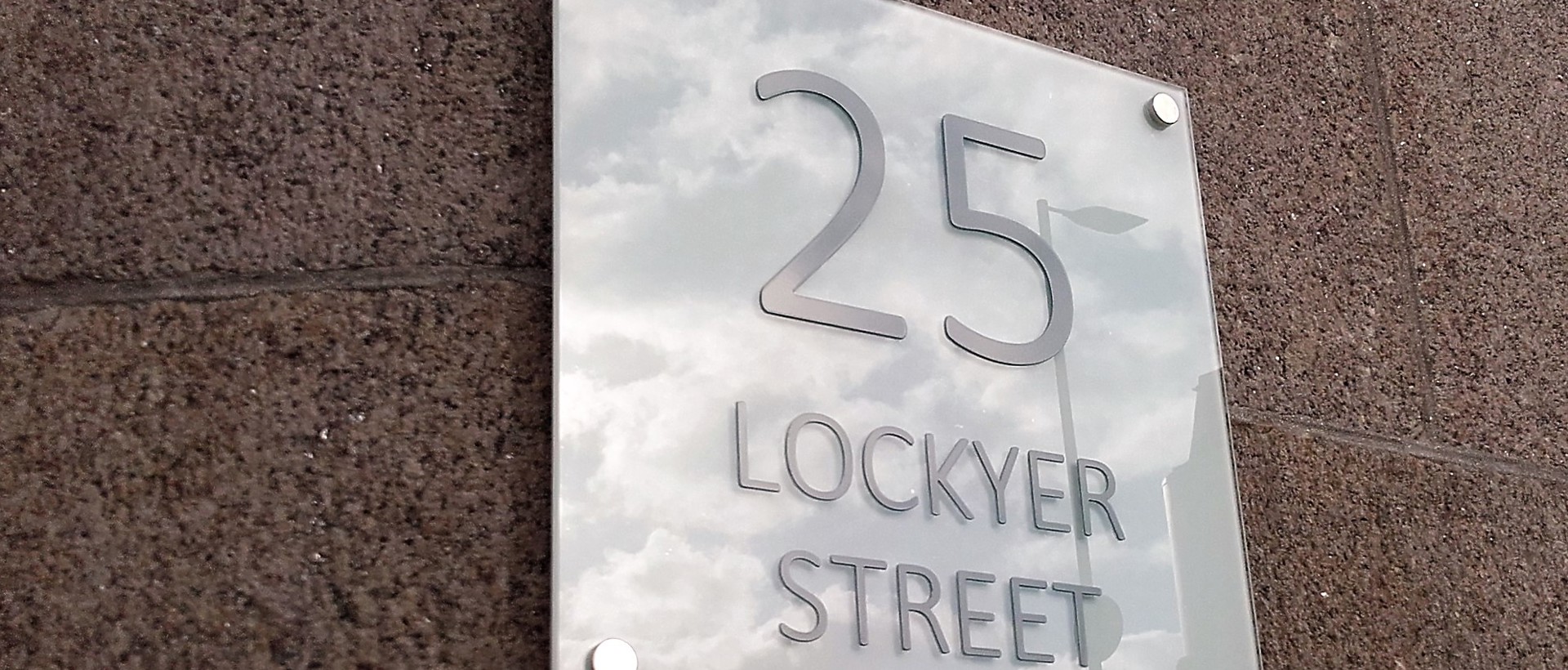 Outdoor Plaque Sign