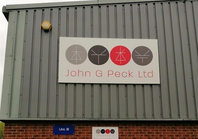 Digitally Printed Acm Tray Signs John G Peck By Signs Express Loughborough