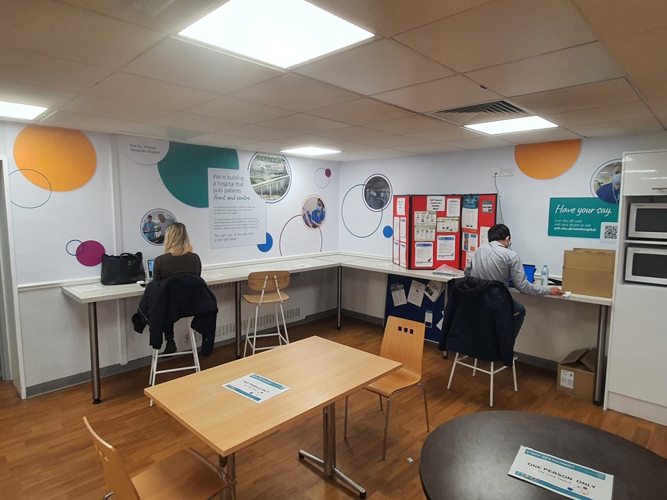 Canteen Graphics At Princess Alexandra Hospital