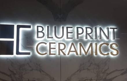 Halo illuminated sign